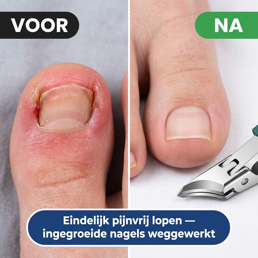 Nageltång med vass käft och greppvänliga handtag för nagelvård