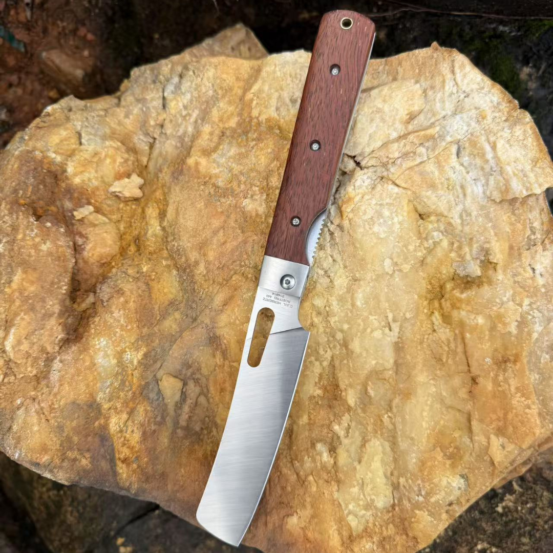 Hopfällbar nakiri-kniv för grönsaker