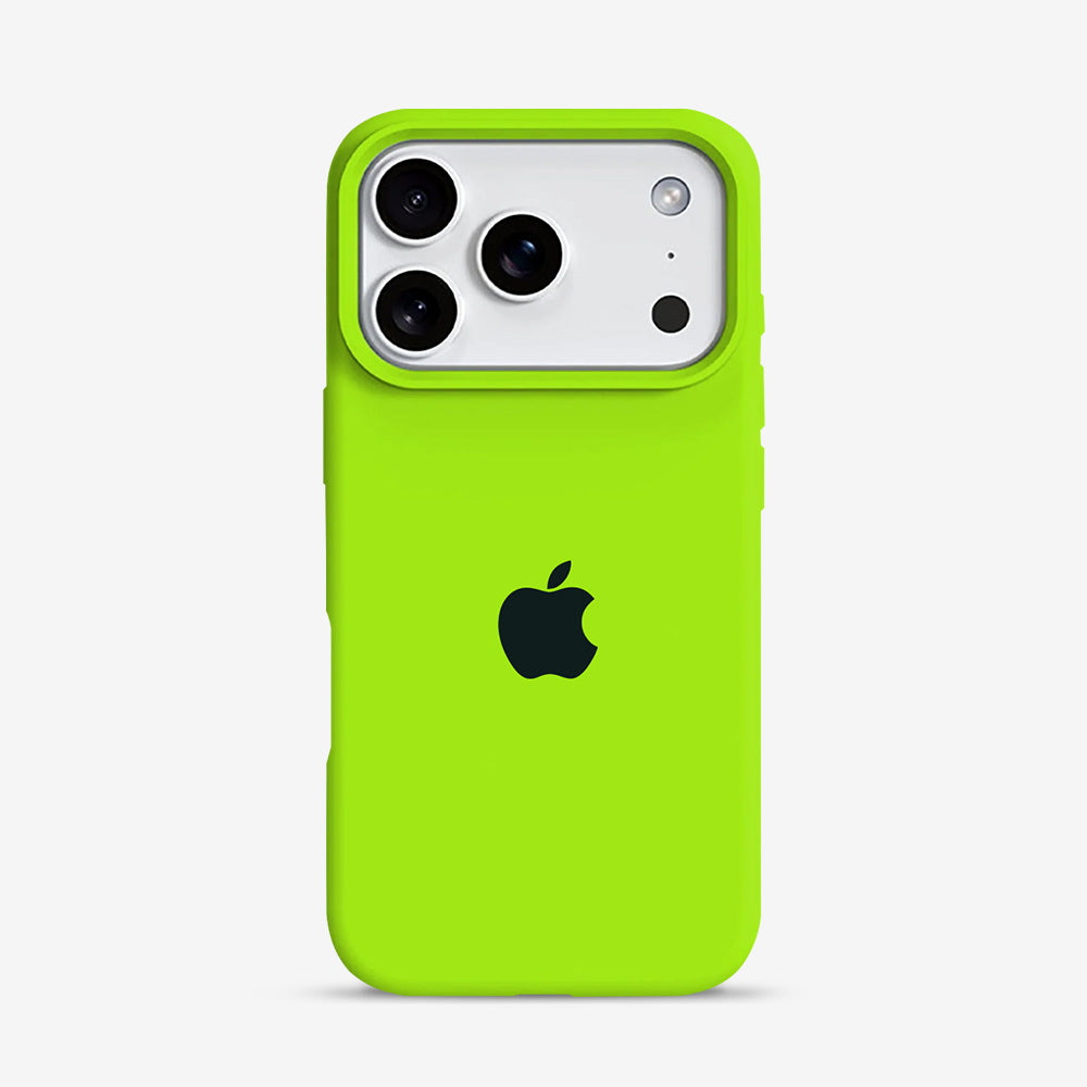 Slätt mobilskal för iPhone med stor kamerautskärning och rundade hörn