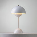 Portabel bordslampa med dubbla kupolformade skärmar