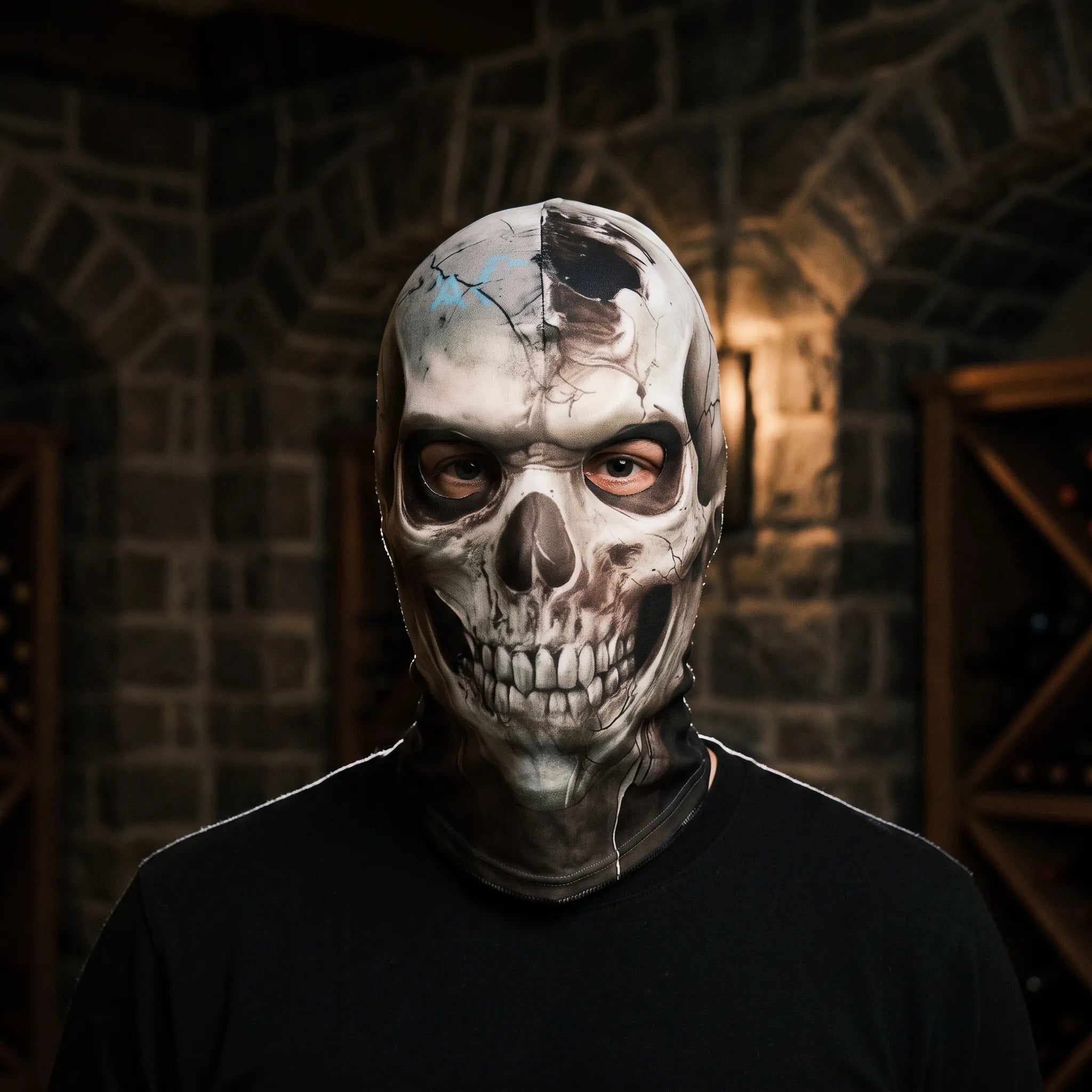Dödskallemask  - Heltäckande Dödskallemask Maskerader