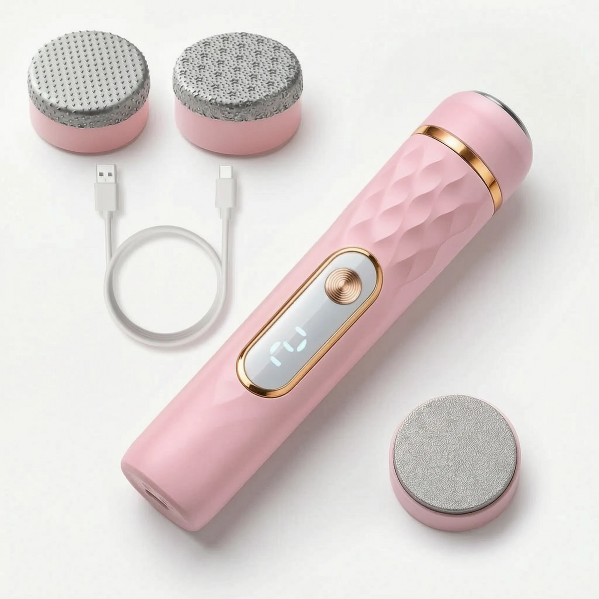 Fotfilia  - Elektrisk Fotfil Med Display Exfoliering Av Fötter