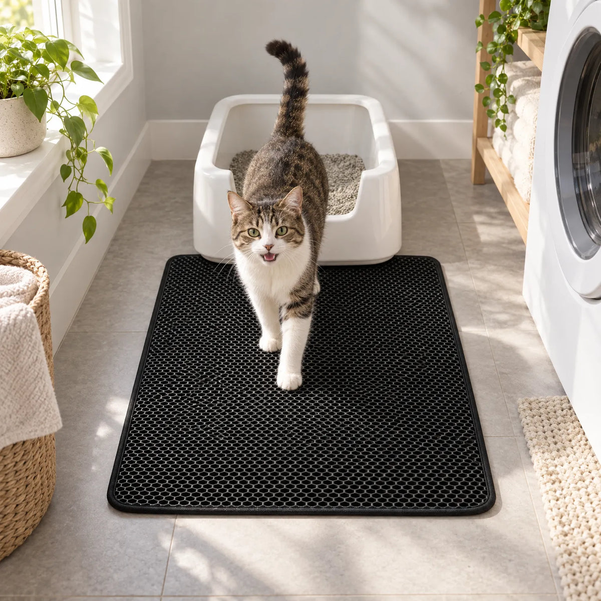 Kattis  - Stor Kattmatta Fånga Upp Kattsand