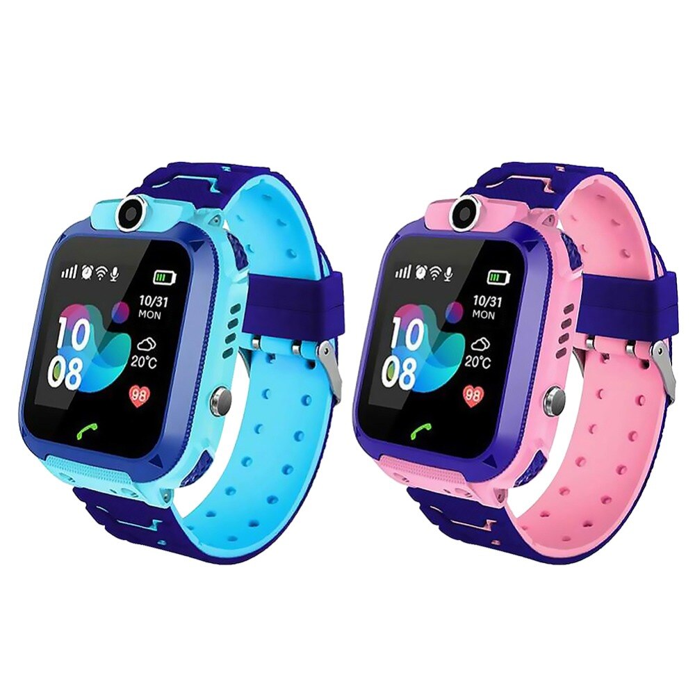 Smartklocka för barn med färgglad pekskärm, kamera och justerbart armband