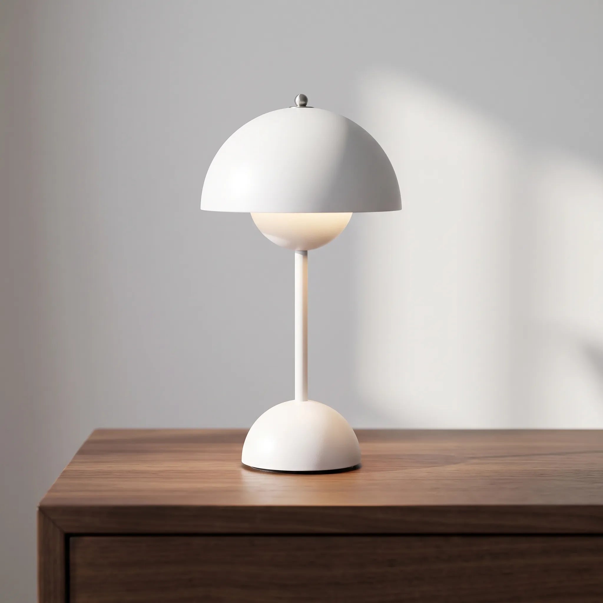 Kupola  - Sladdlös Svampformad Bordslampa Läsning Vid Sängkanten