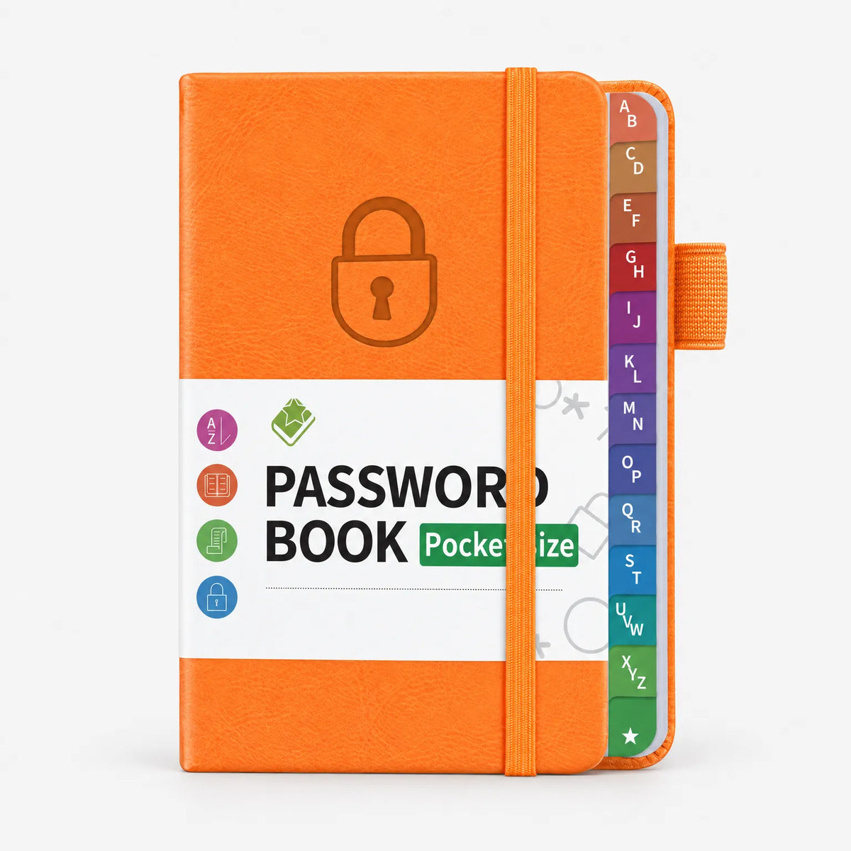 Loggiq  - Kompakt Lösenordsbok Organisera Lösenord Strukturerat