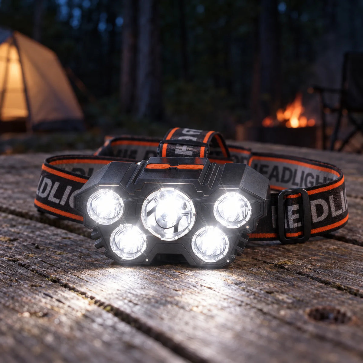 LuminaX  - Laddningsbar LED-Pannlampa Lyser Upp Mörkret