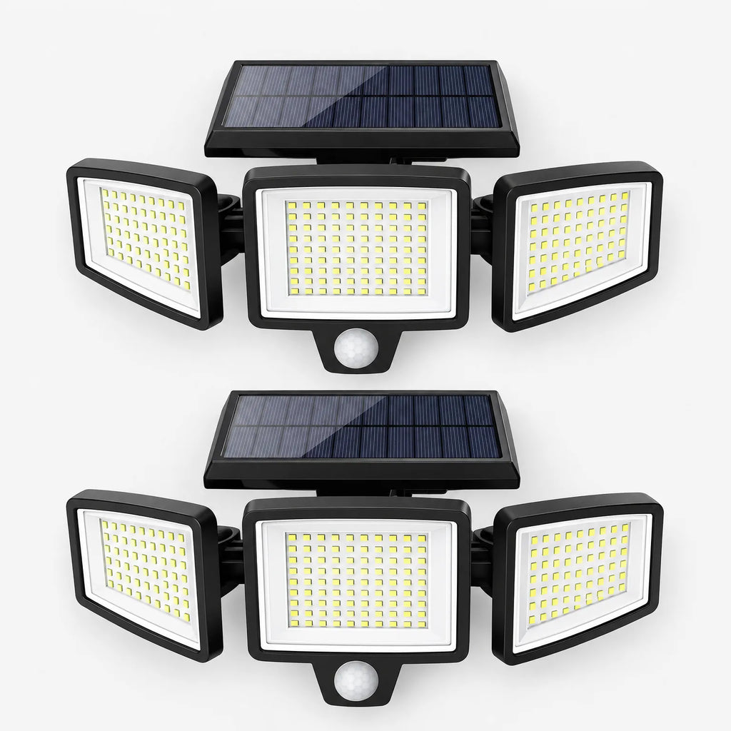 Luminox  - Väggmonterad Solcellslampa Belyser Utomhusytor