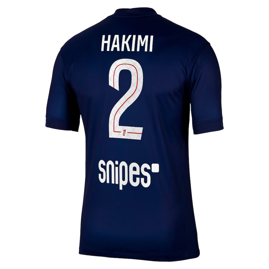 Marinblått fotbollsset för barn med överdel, shorts och höga strumpor