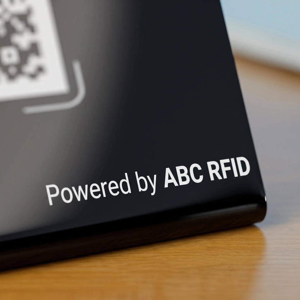Recenso  - Fristående Infoställ Med NFC-Funktion Samla Kundrecensioner
