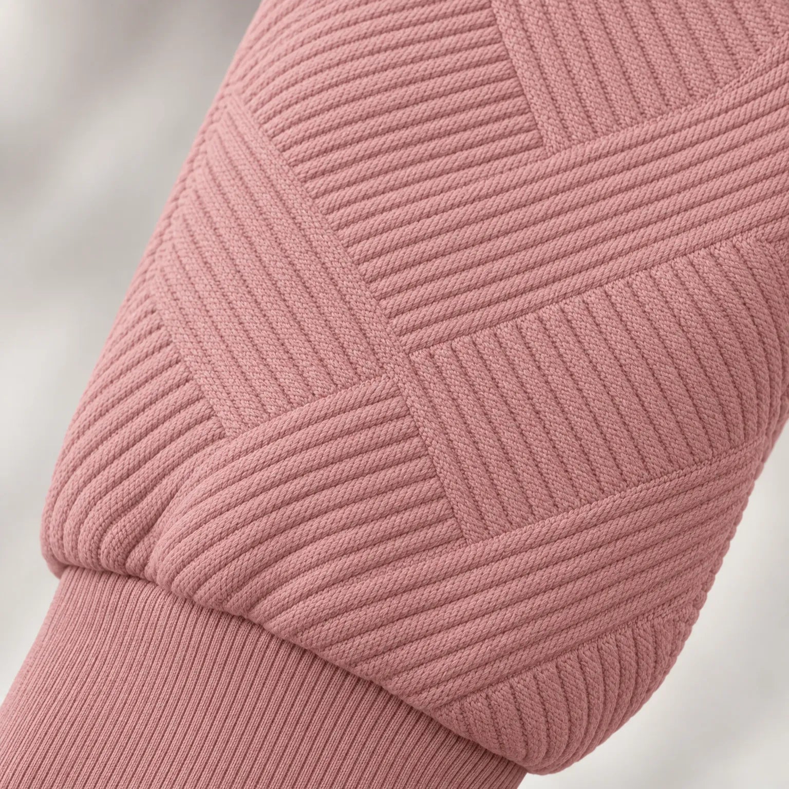 Rosalinne  - Strukturerad Kort Dragkedjekofta I Rosa Vardagslager