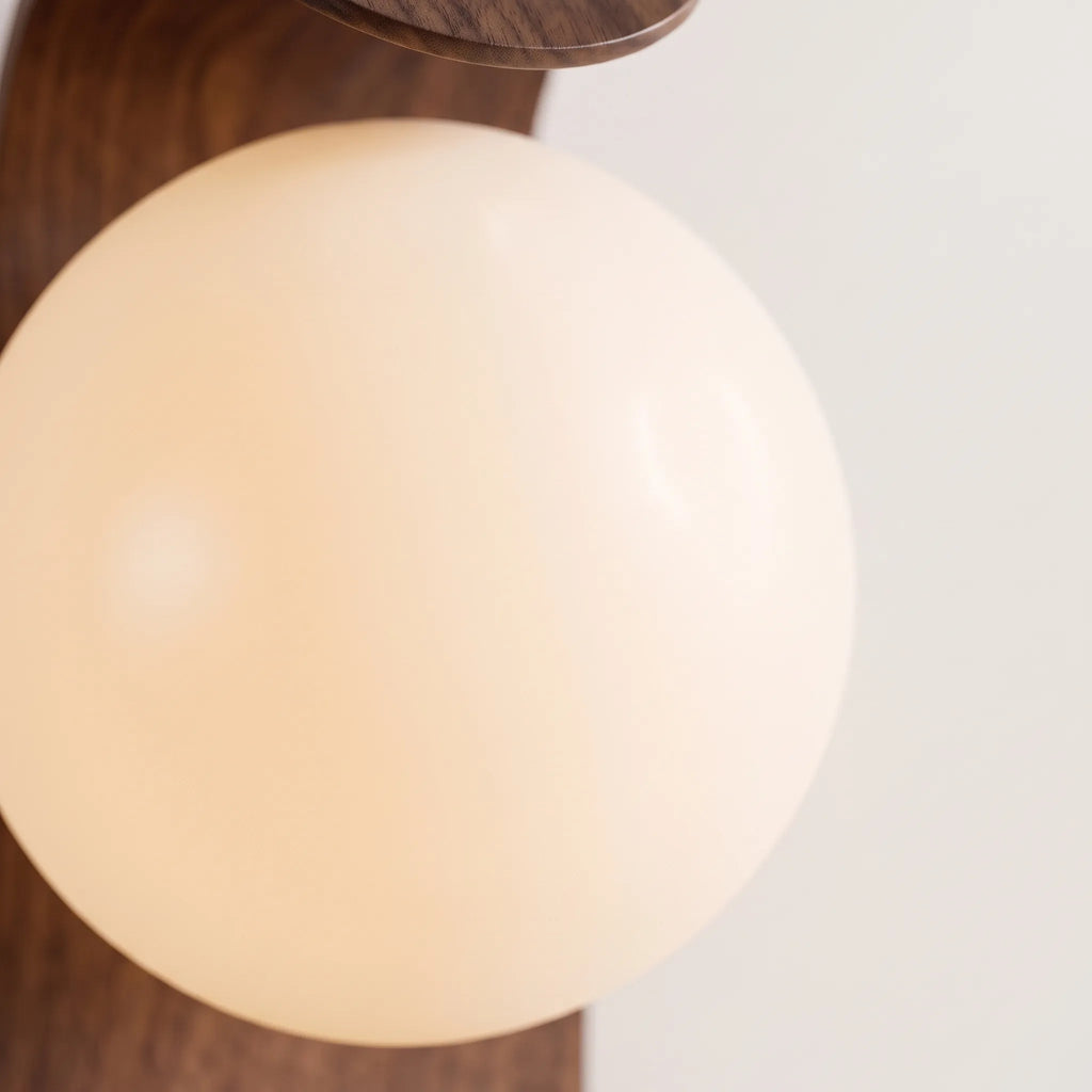 Sferia  - Minimalistisk Böjd Vägglampa Inomhus Stämningsfull Rumsbelysning