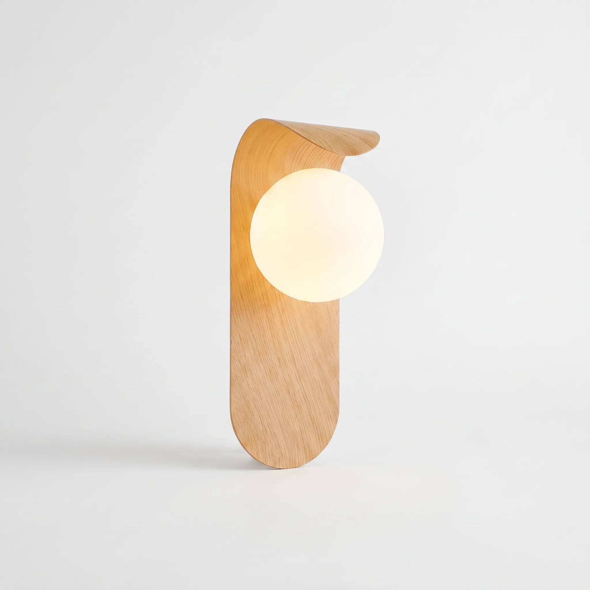 Sferia  - Minimalistisk Böjd Vägglampa Inomhus Stämningsfull Rumsbelysning