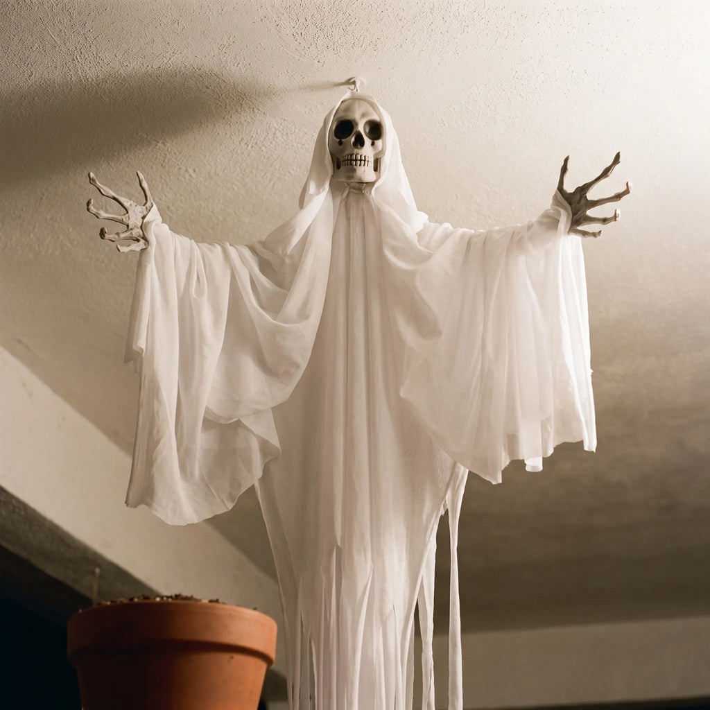 SkräckVålnad  - Stort Hängande Halloween Spöke Hänga Upp Utomhus