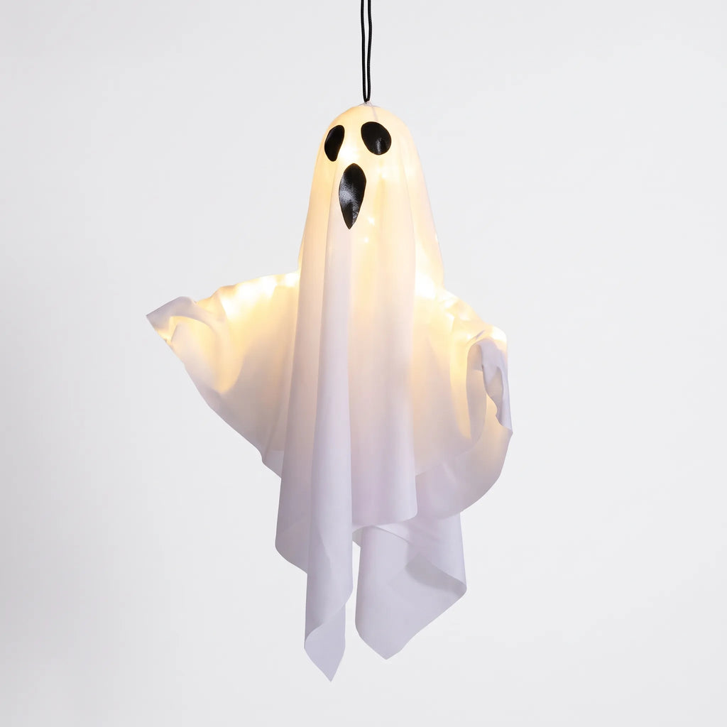 Spöklampa  - Hängande Spökfigur Med LED-Belysning Halloween Dekoration Utomhus