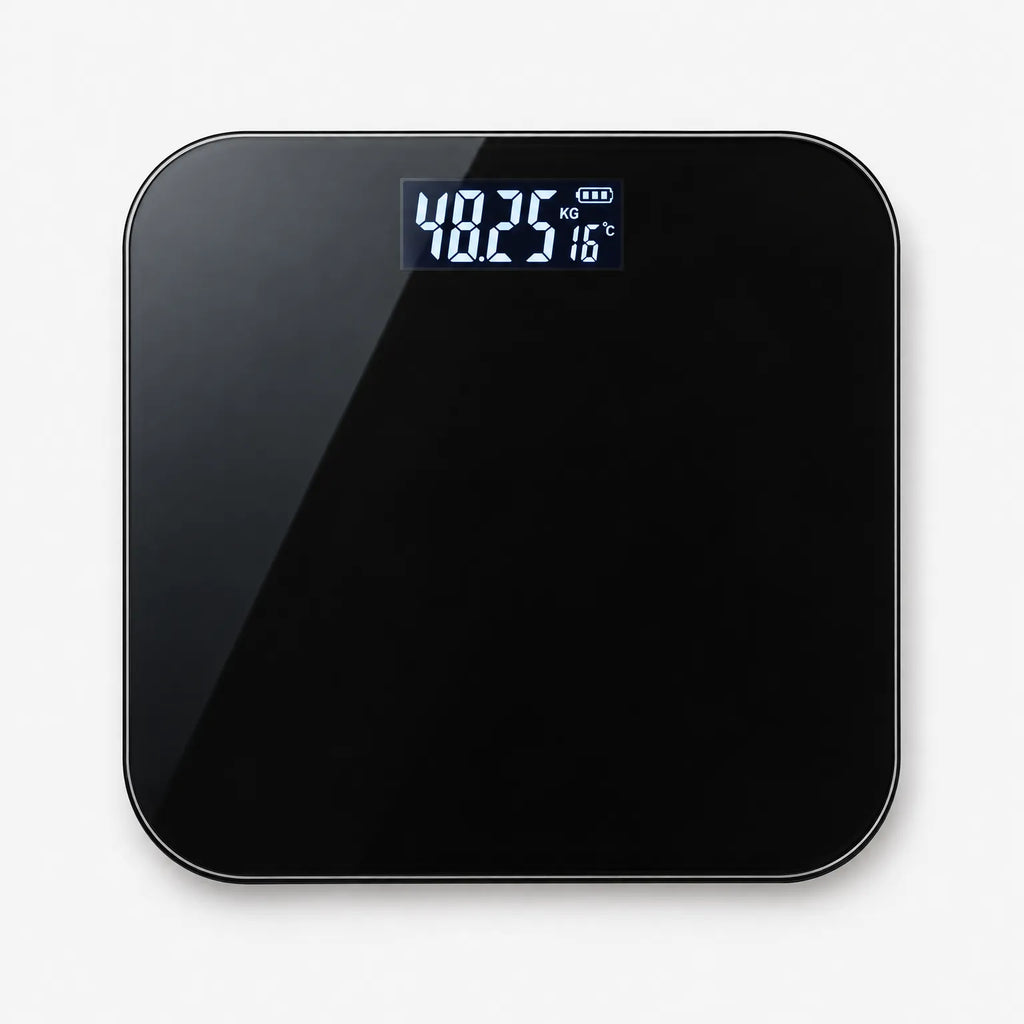 Vågklar  - Digital Personvåg Med Temperaturvisning Mäta Kroppsvikt