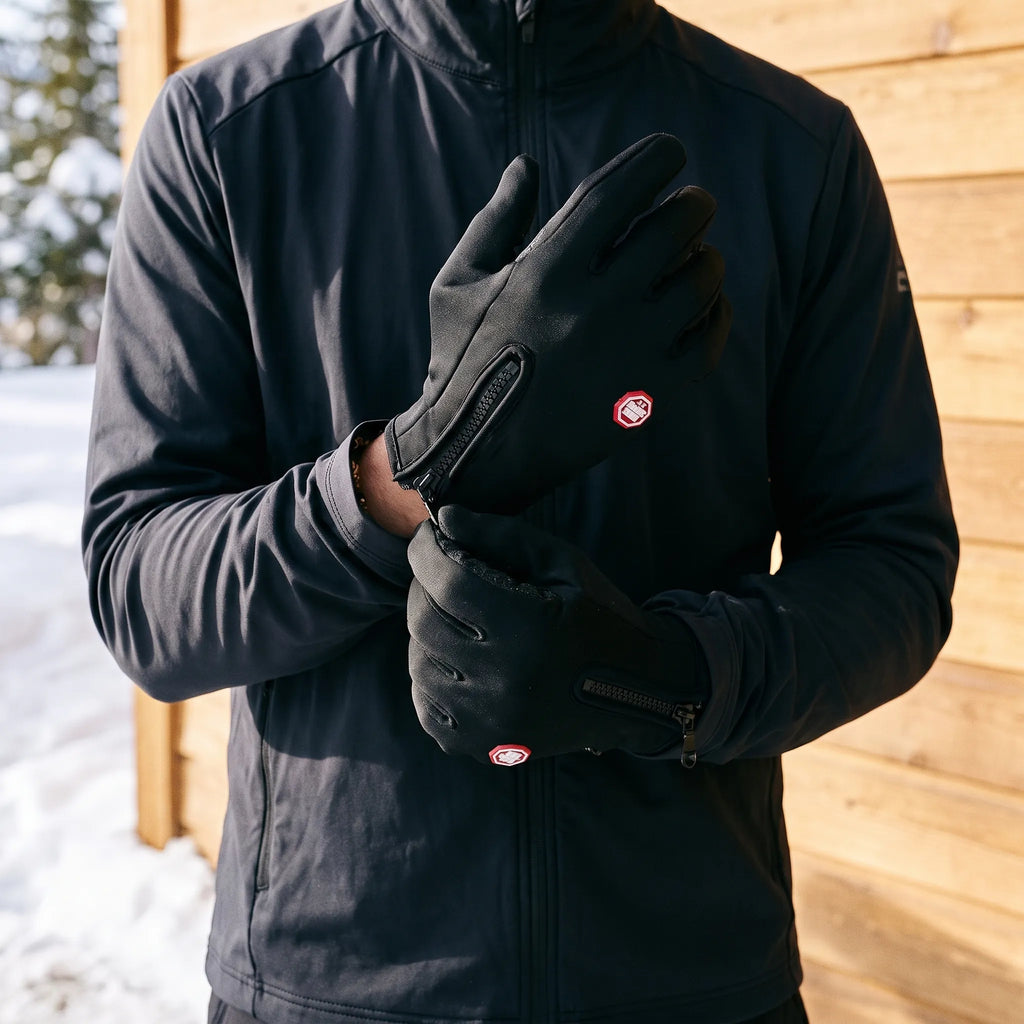VinterGrip  - Fodrade Vinterhandskar Med Touchfunktion Vintercykling