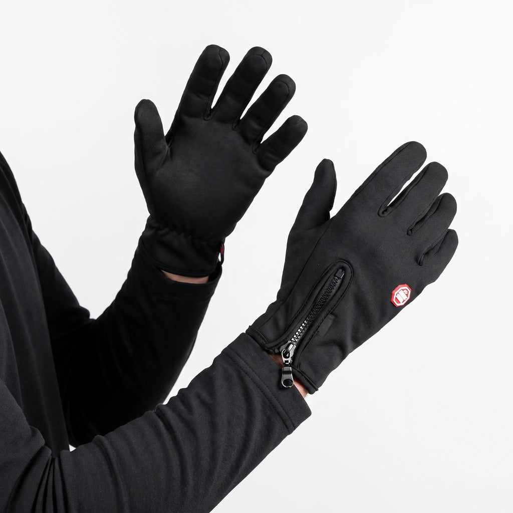 VinterGrip  - Fodrade Vinterhandskar Med Touchfunktion Vintercykling