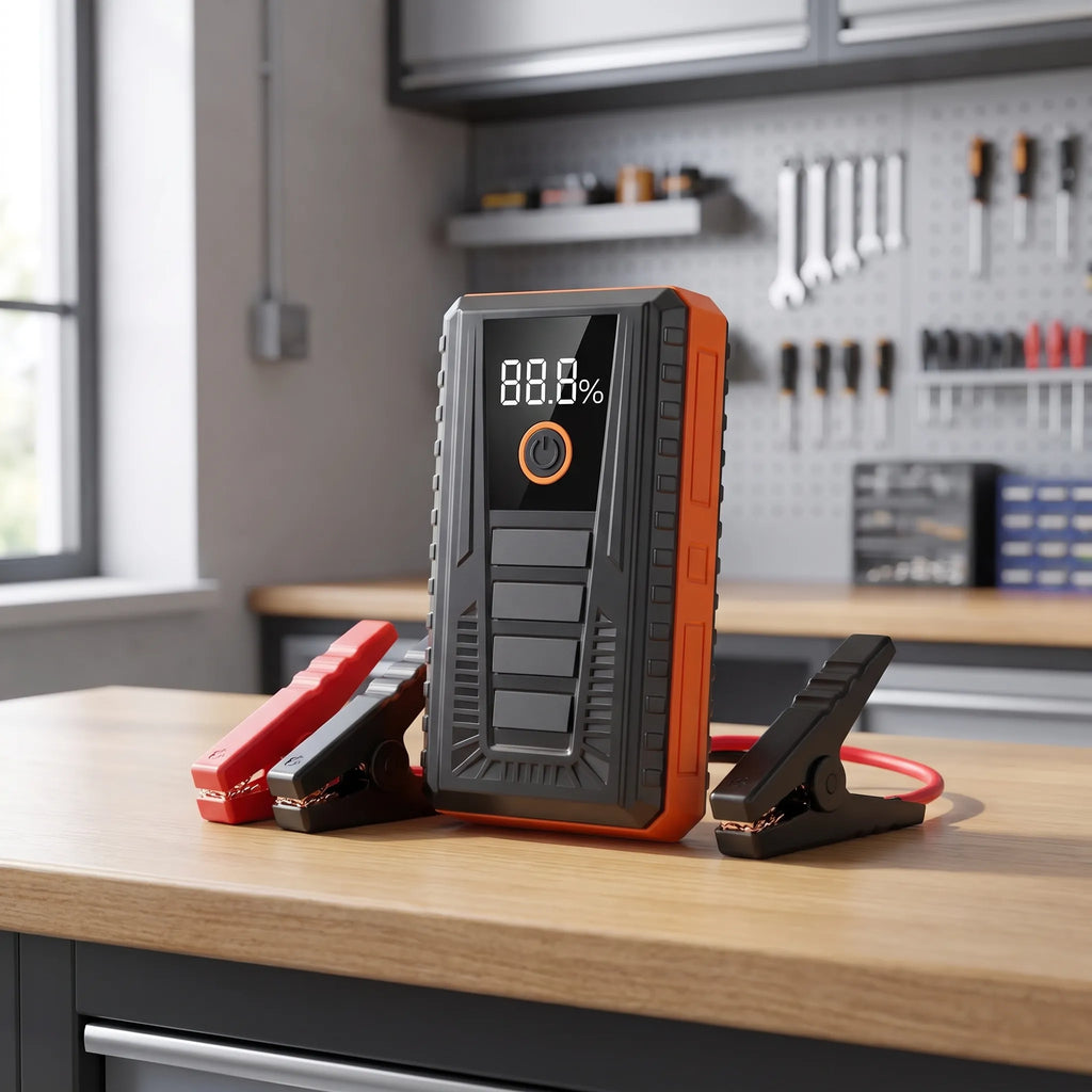 VoltAura  - Kompakt 12V Startbooster Starta Urladdade Batterier