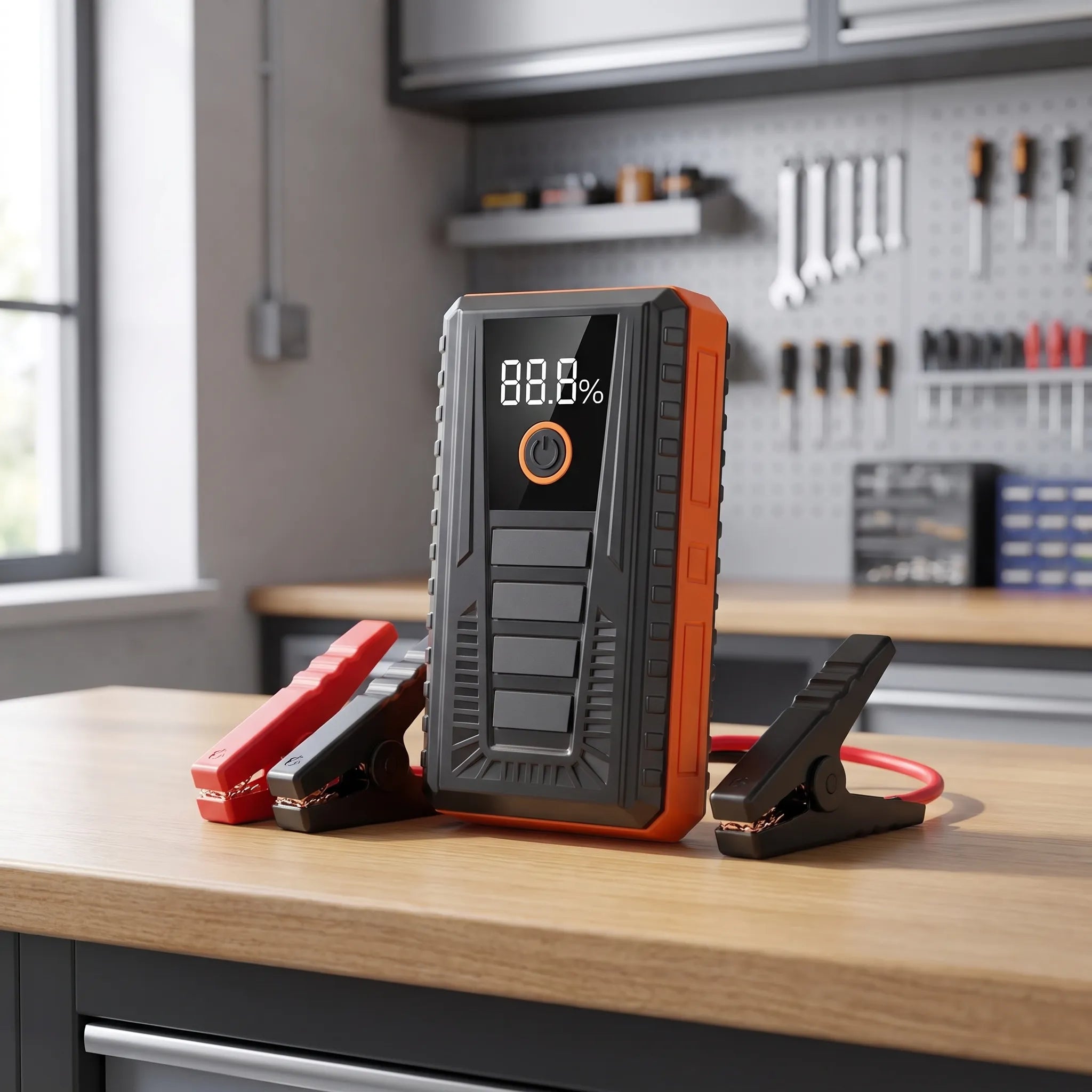 VoltAura  - Kompakt 12V Startbooster Starta Urladdade Batterier