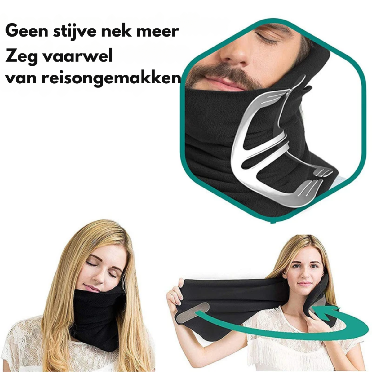 Halsvärmare med mjuk luddig yta och omslutande halskrage