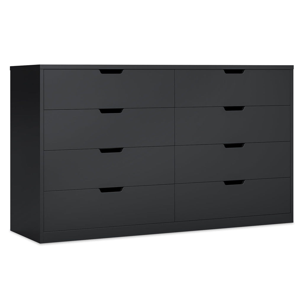 sikaic-dresser-black-engineered-wood-modern-8-drawers-dresser-with-large-capacity-black-1156759462