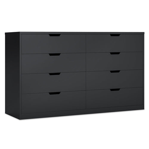 sikaic-dresser-black-engineered-wood-modern-8-drawers-dresser-with-large-capacity-black-1156759462