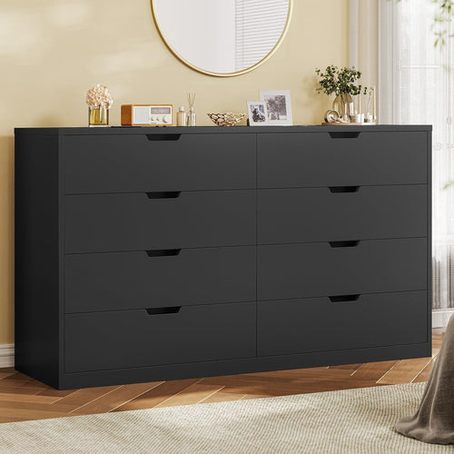 sikaic-dresser-black-engineered-wood-modern-8-drawers-dresser-with-large-capacity-for-living-room-black-45701270602036