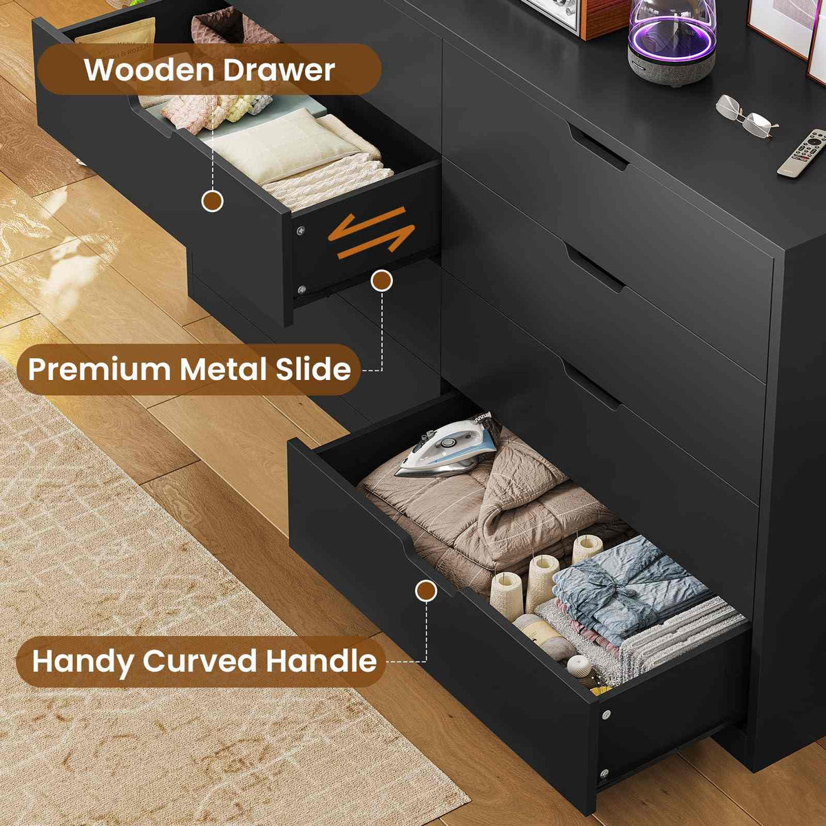 sikaic-dresser-black-engineered-wood-modern-8-drawers-dresser-with-large-capacity-for-living-room-black-45701270667572