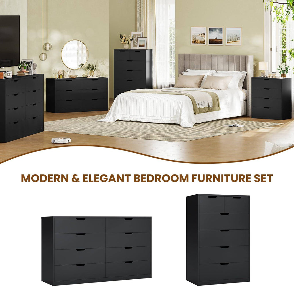 sikaic-dresser-black-engineered-wood-modern-8-drawers-dresser-with-large-capacity-for-living-room-black-45701270700340